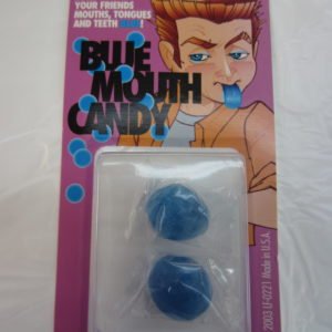 Bonbon bouche bleue